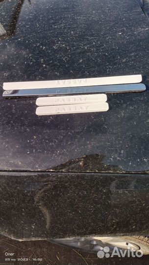 Накладки на внутренние пороги Фольксваген Пассат