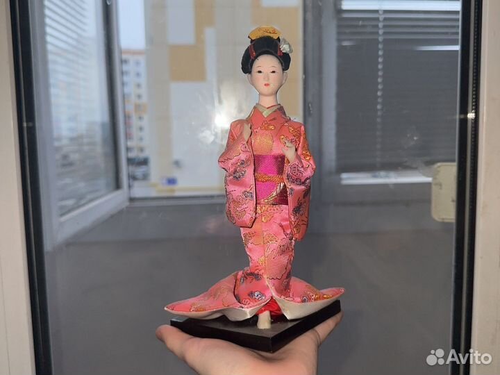 Кукла гейша статуэтка