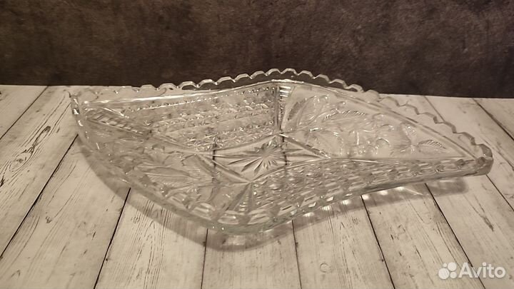 Салатница Хрусталь Винтаж