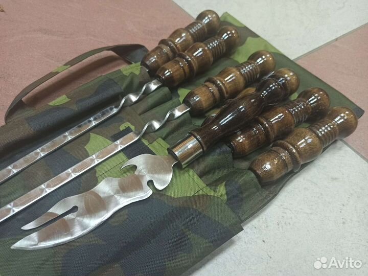 Набор шампуров 50 см.в чехле