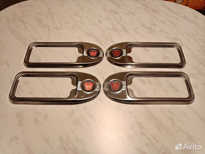 Новые накладки под ручки газ Волга хром