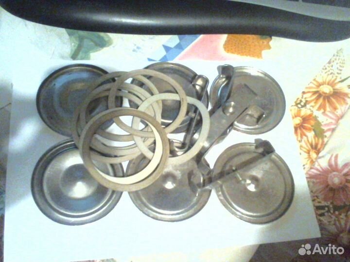 Крышка на банку из нержавейки+ хомут, прокладка