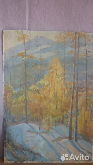 Художник Заур Ибрагимов,Осень в горах,1983 г