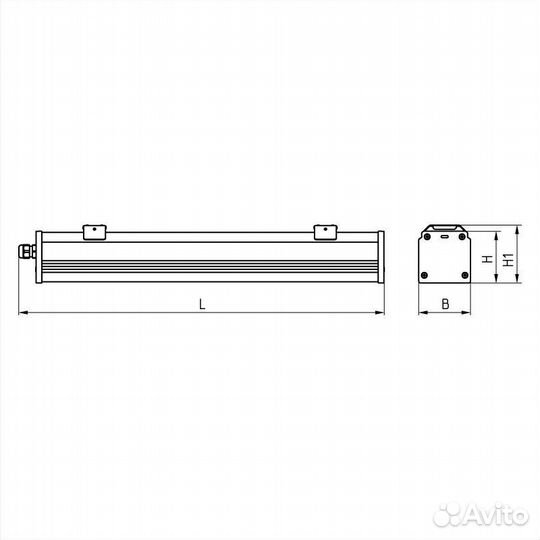 Светильник дсп49-40-035 Blade NL 840