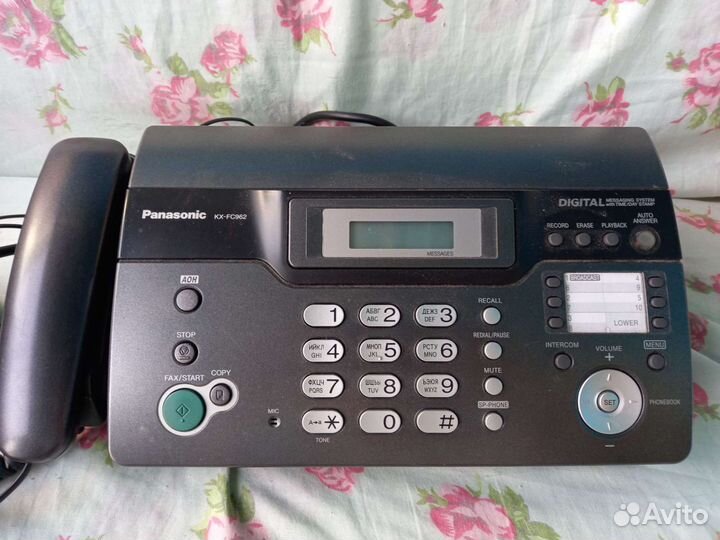 Факс panasonic кх фт 76