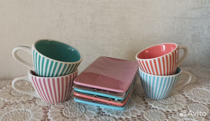 Кофейные чашки керамика