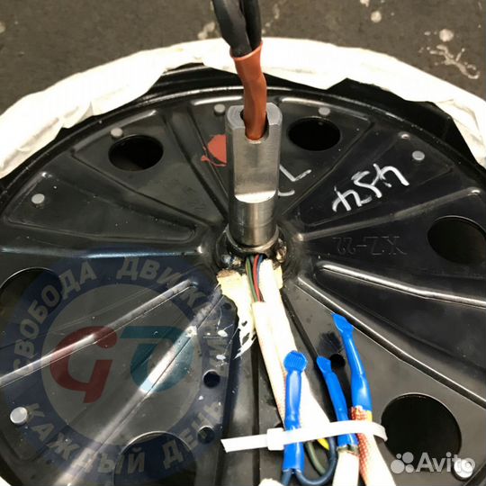 Ось для мотор-колеса электросамоката, моноколеса