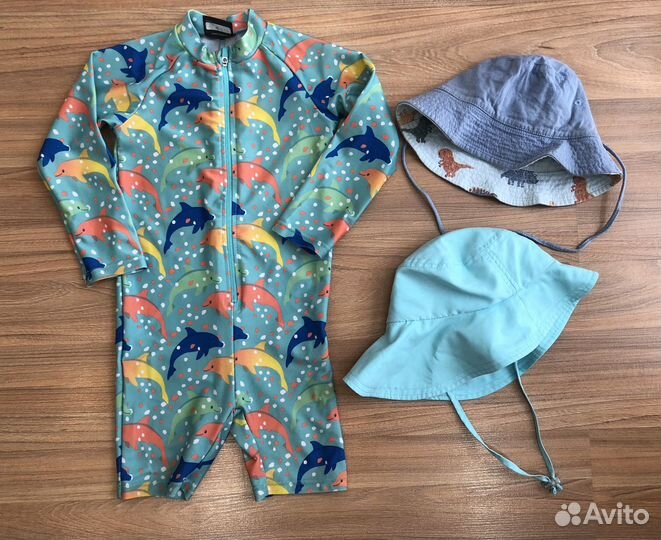 Купальный костюм детский и панама reima с SPF