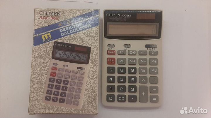 Калькулятор citizen sdc-362
