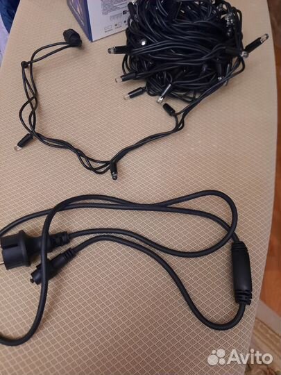 Гирлянда уличная с лампочками 10м