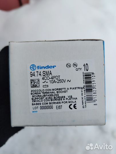 Реле промежуточное Finder