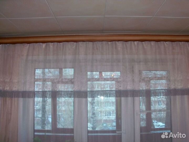 Три Карниза, Тюль в комнату и Занавески на кухню