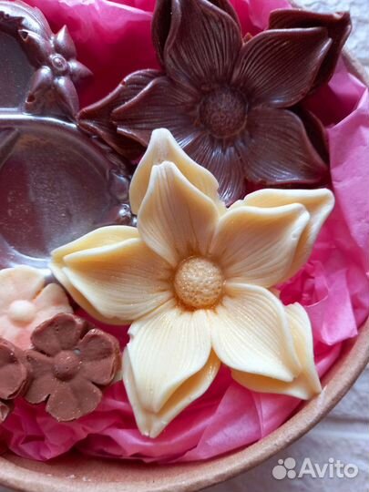 Шоколадные цветы