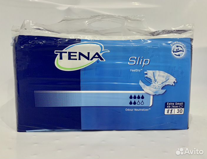 Подгузники для взрослых tena XS