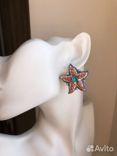 Серьги в стиле Kenzo