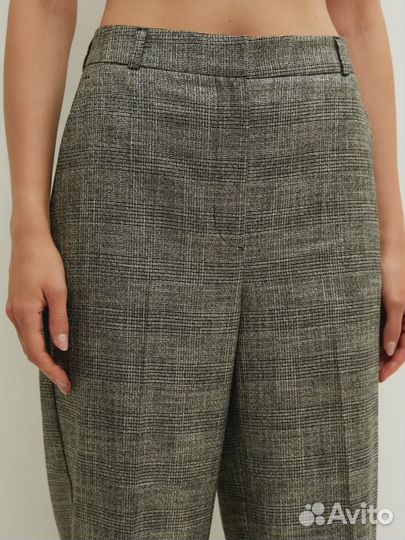 Брюки блестящие с люрексом