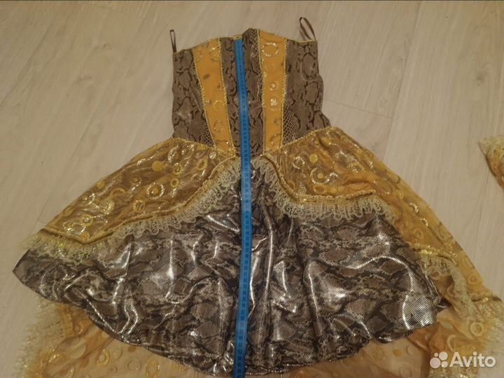 Детский карнавальный костюм для девочки змейка