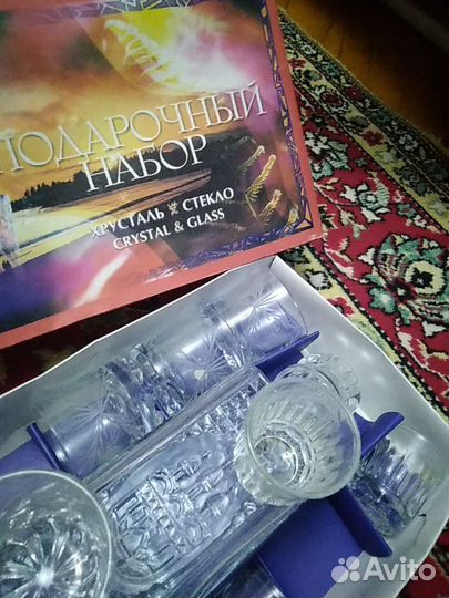 Подарочный набор. Графин и стаканы. 12 шт