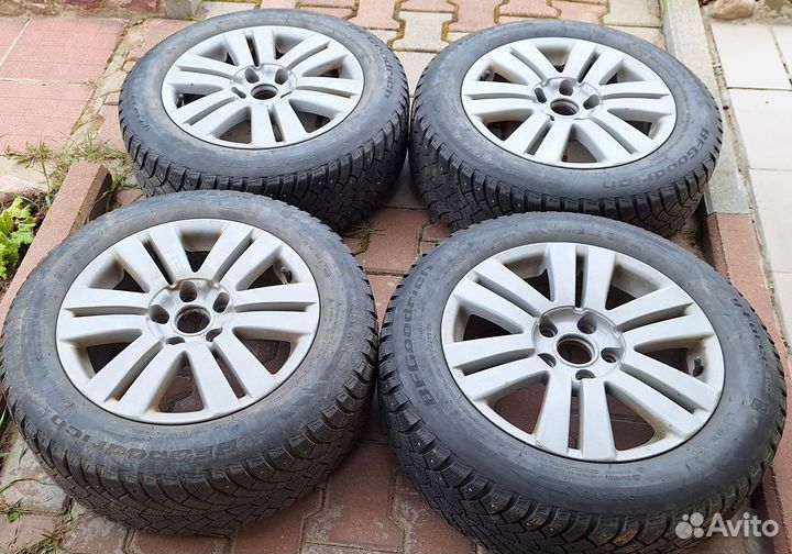 Литые диски r16 5x112 c зимней резиной