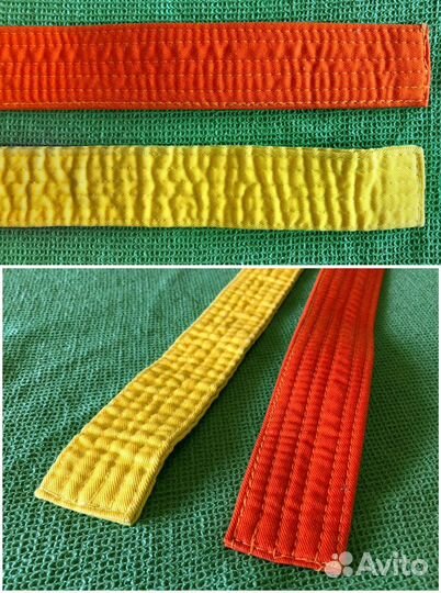 Продам красный пояс для каратэ детский