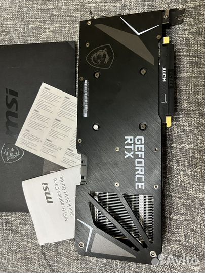 Видеокарта MSI GeForce RTX 3060 Ti ventus 3X OC