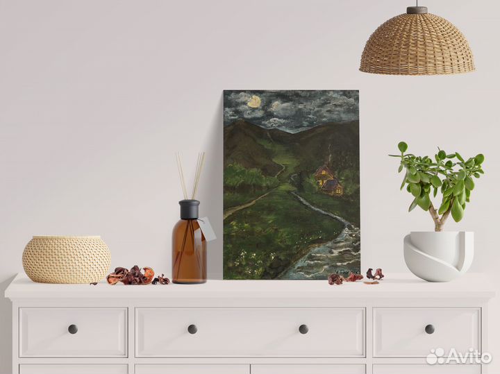 Картина, холст, акрил