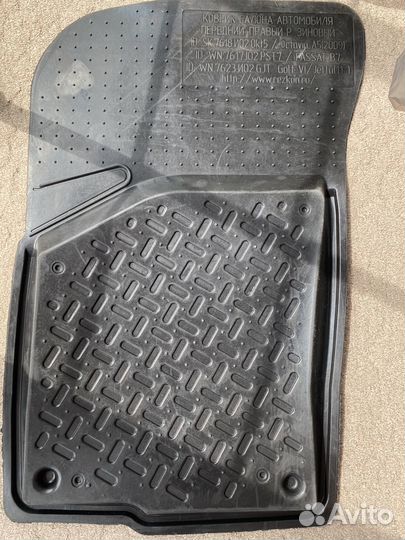 Коврик пассажирский skoda octavia