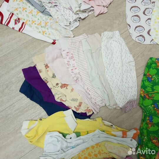 Детские вещи от 0 до 9 мес пакетом