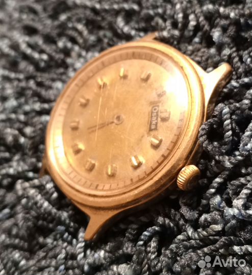 Часы СССР Poljot позолоченные
