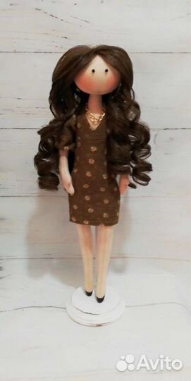 Текстильные портретные куклы