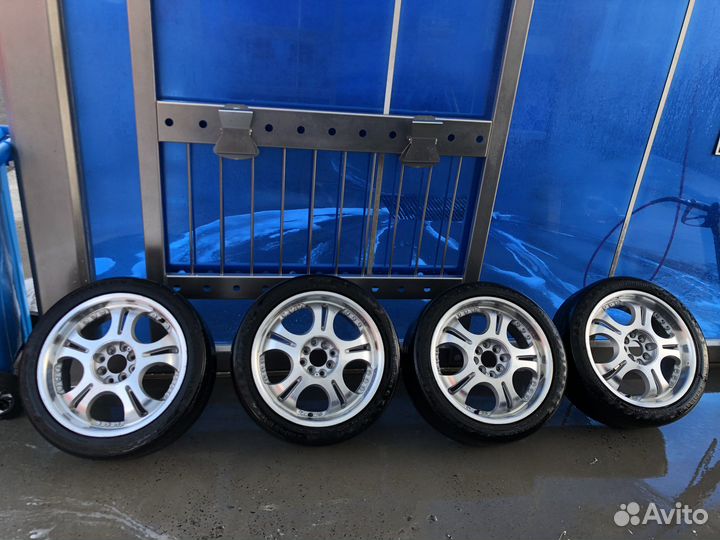 Диски с резиной литые r17 4x100 4x114,3