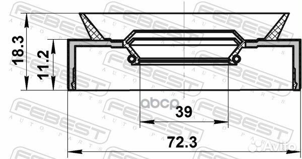 Сальник приводного вала suzuki grand vitara/ESC