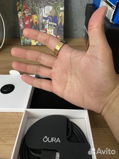 Oura ring 3 Heritage - Gold US 12