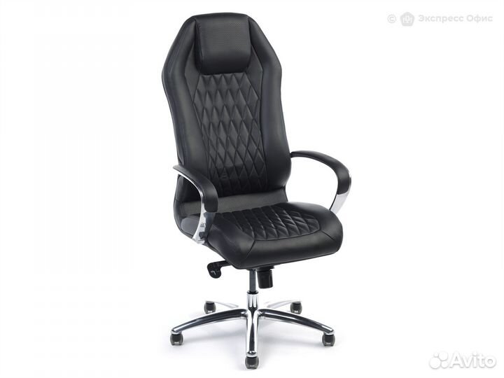 Кресло для руководителя Бюрократ Aura/black