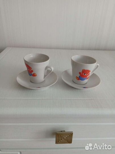 Новая посуда: чайная пара. СССР