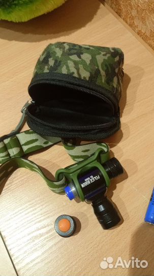 Налобный фонарь аккумуляторный