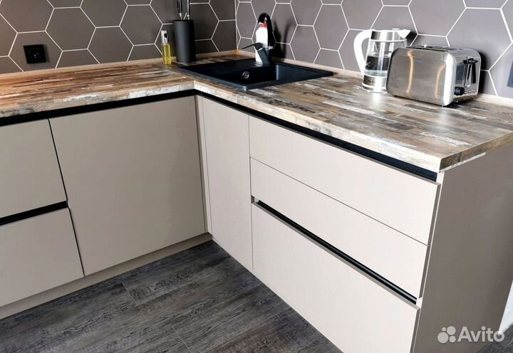 Современная кухня на заказ мдф фасады