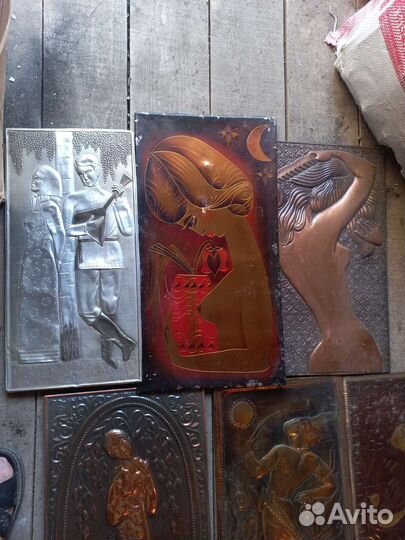 Медные чеканки