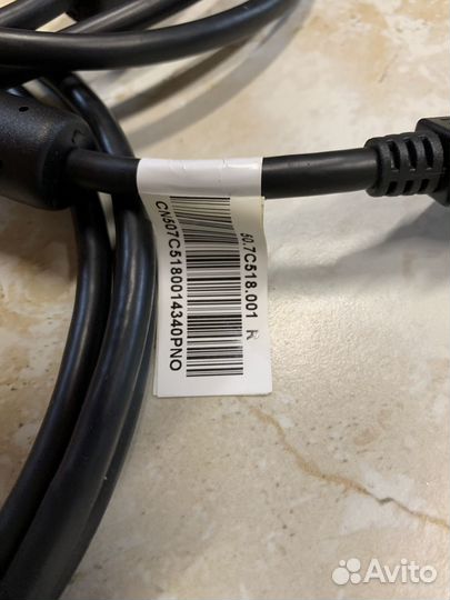 Кабель coxoc Displayport M/M 1.8 м