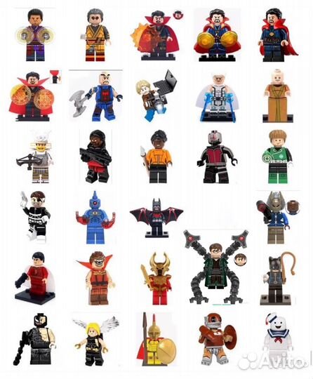 Минифигурки Marvel superheroes люди/икс от