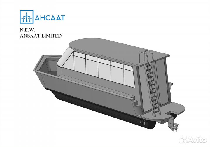 Электробус SEA BUS 36 Tesla