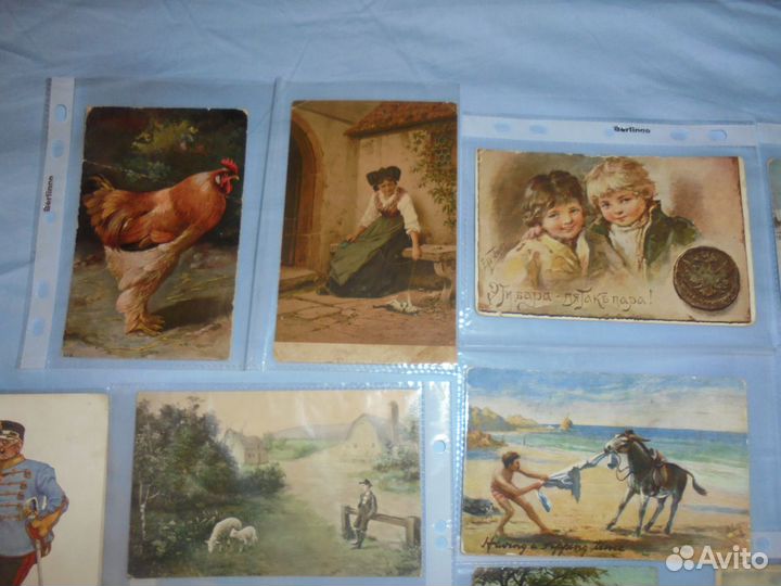 Редкие дореволюц открытки иностран и царск России