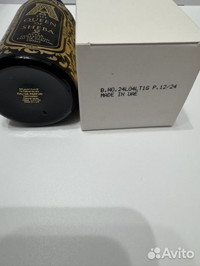 Attar collection the queen of sheba tester 100 ml