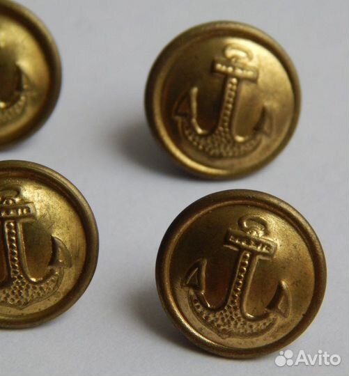 Пуговицы вмф СССР латунные 14 мм