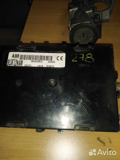 Nissan tiida Тиида с11 эбу + всм + замок с ключами