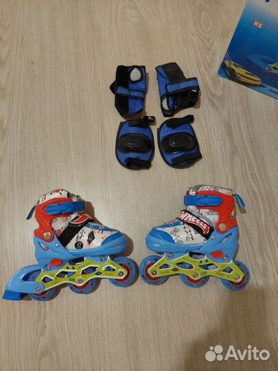 Ролики детские 4-6 лет, раздвигаются