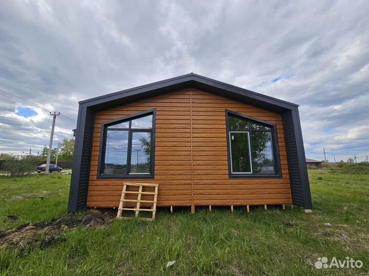 Дом Барнхаус 86м2 3 спальни каркасный