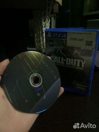 Диск на ps4 call of duty infinite warfare