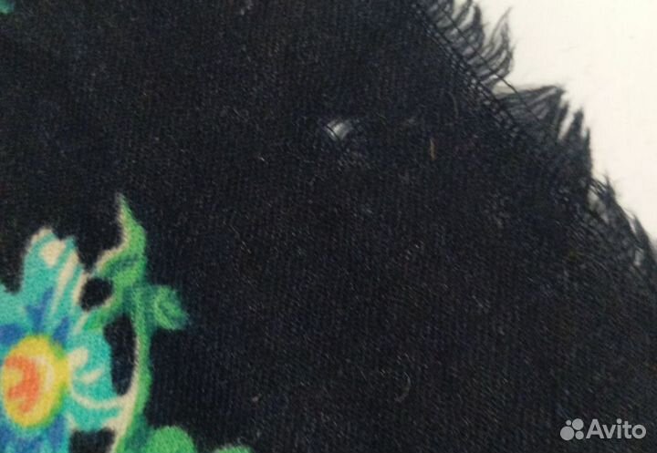 Павловопосадский платок шерсть 95*95 см СССР