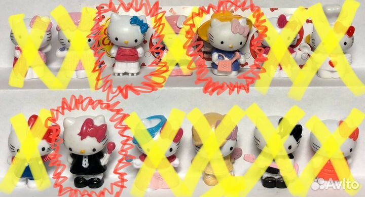 Игрушки Hello Kitty от Чупа Чупс, Киндер и др